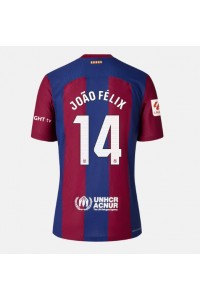 Fotbalové Dres Barcelona Joao Felix #14 Dámské Domácí Oblečení 2023-24 Krátký Rukáv